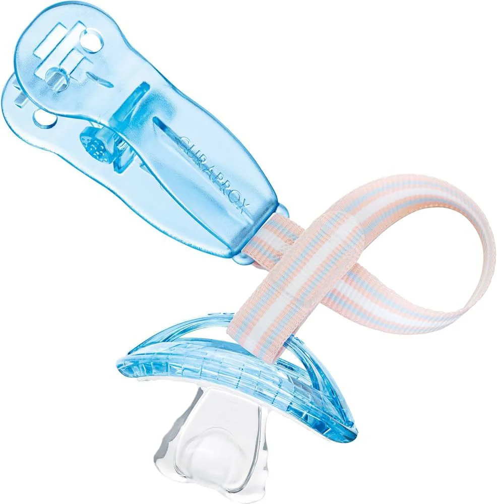 Clips pentru suzeta Curaprox Baby Turcoaz