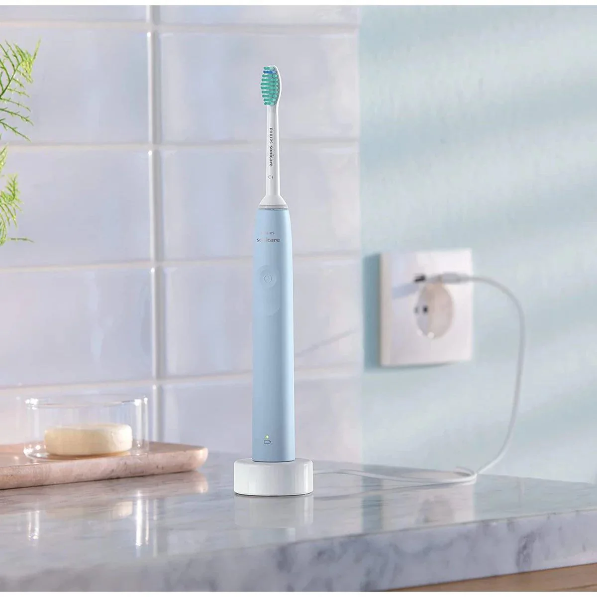 Periuta de dinti sonica electrica Philips Sonicare Seria 2100 Albastra