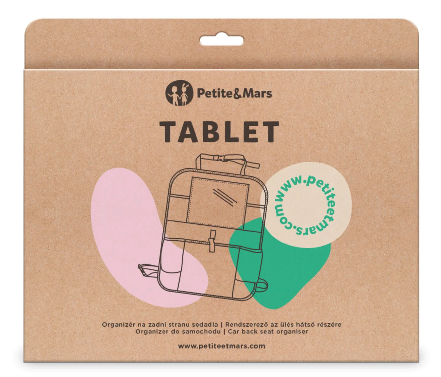 Organizator Petite&Mars cu suport integrat pentru tableta