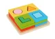 Sorter din lemn Tooky Toy Forme geometrice foto