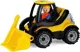 Buldozer Lena Truckies cu figurina, 21 cm foto