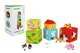 Set de joaca din lemn Tooky Toy Piramida cu animale foto