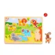 Puzzle din lemn Tooky Toy Animalute sonore