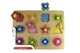 Puzzle din lemn Tooky Toy Figuri cu maner, 12 el. foto