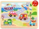 Puzzle din lemn Tooky Toy Automobile muzicale