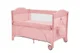 Patut pliabil cu 2 nivele KikkaBoo Milky Way Pink foto