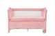 Patut pliabil cu 2 nivele KikkaBoo Milky Way Pink foto