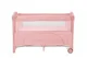Patut pliabil cu 2 nivele KikkaBoo Milky Way Pink foto
