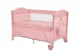 Patut pliabil cu 2 nivele KikkaBoo Milky Way Pink foto