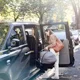 Scoica auto cu Isofix integrat Joie Sprint Signature Eclipse, nastere - 75 cm foto
