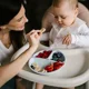 Силиконовая тарелка с присоской BabyOno Синий foto