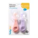 Lingura de silicon BabyOno Violet, 2 buc.