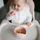 Гибкая ложка BabyOno из силикона Розовый foto