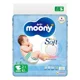 Подгузники Moony Extra Soft размер S (4-8 кг), 82 шт.