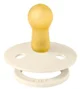 Suzeta rotunda din latex BIBS Studio Colour Block - Ivory Steel Blue (0-6 luni) foto
