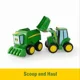 Set 2 tractoare Tomy John Deere Farmin Friends