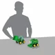 Set 2 tractoare Tomy John Deere Farmin Friends