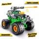 Masinuta Monster Truck Zuru Metal Machines Monster Wheels, 20 cm