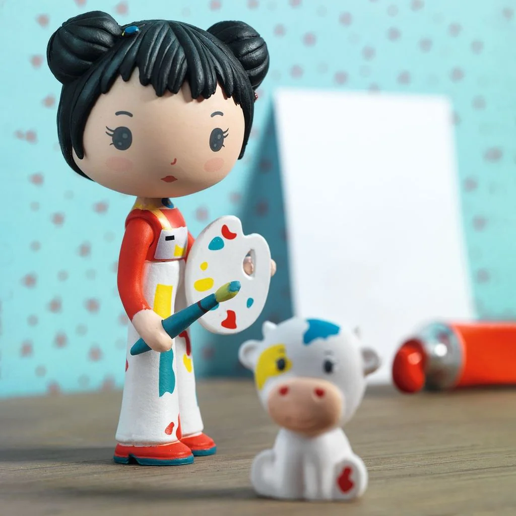 Figurine Djeco Tinyly Barbouille & Gribs foto