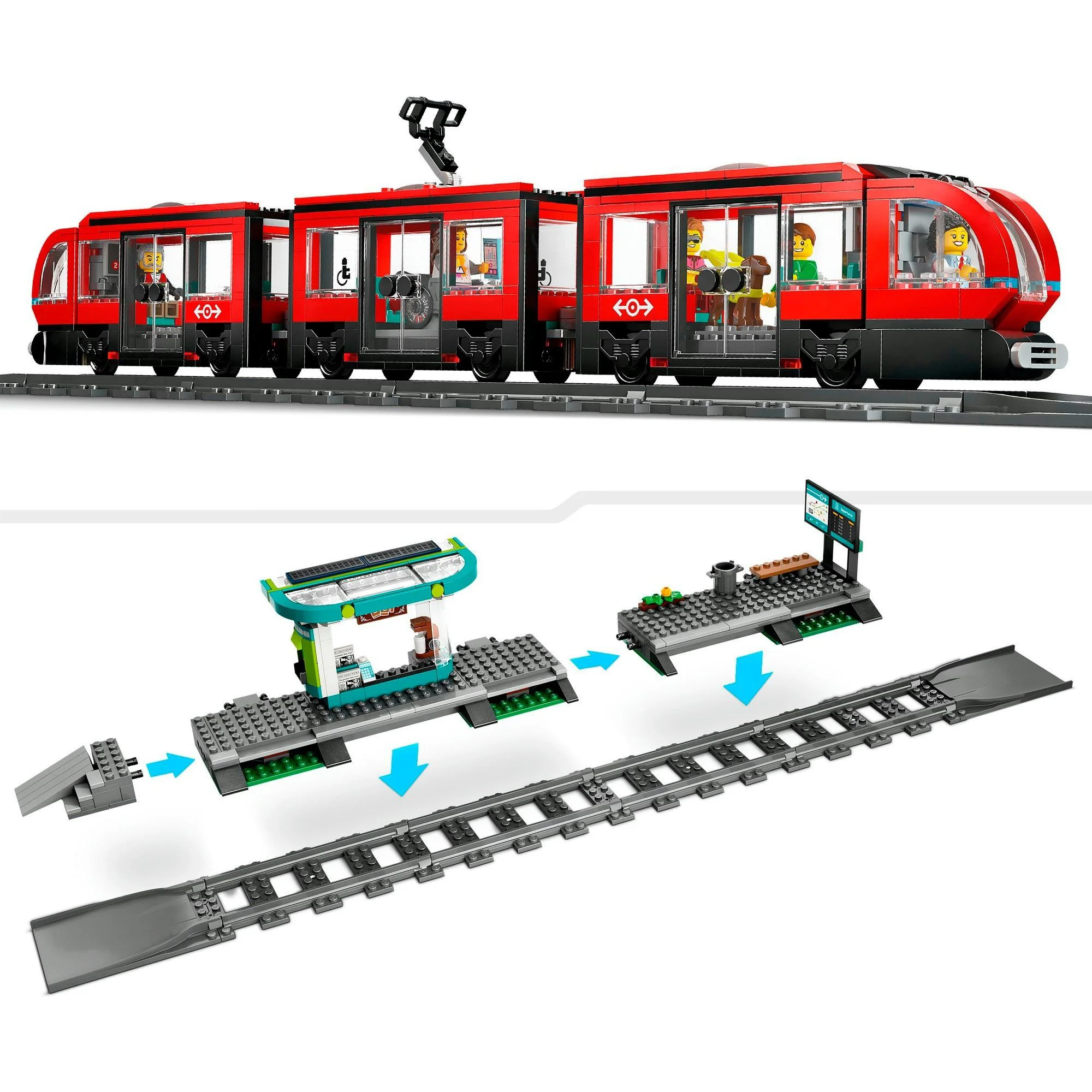 LEGO City - Downtown Streetcar and Station