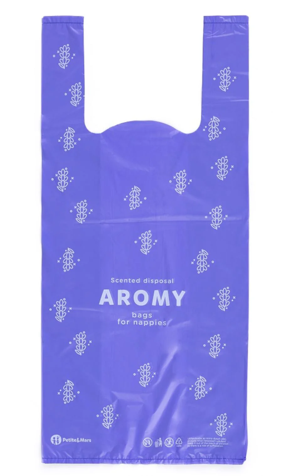 Ароматические пакеты для подгузников Petite&Mars Aromy, 100 шт.