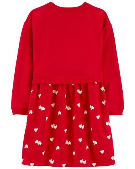 Carter's Платье из трикотажа Love Hearts