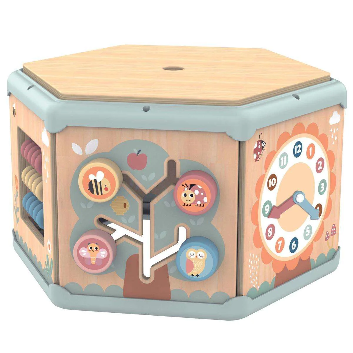 Jucarie din lemn 7 in 1 Tooky Toy Cub interactiv foto