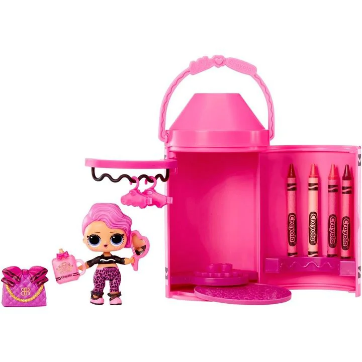 Set Papusa cu creioane L.O.L. SURPRISE! seria Crayola foto