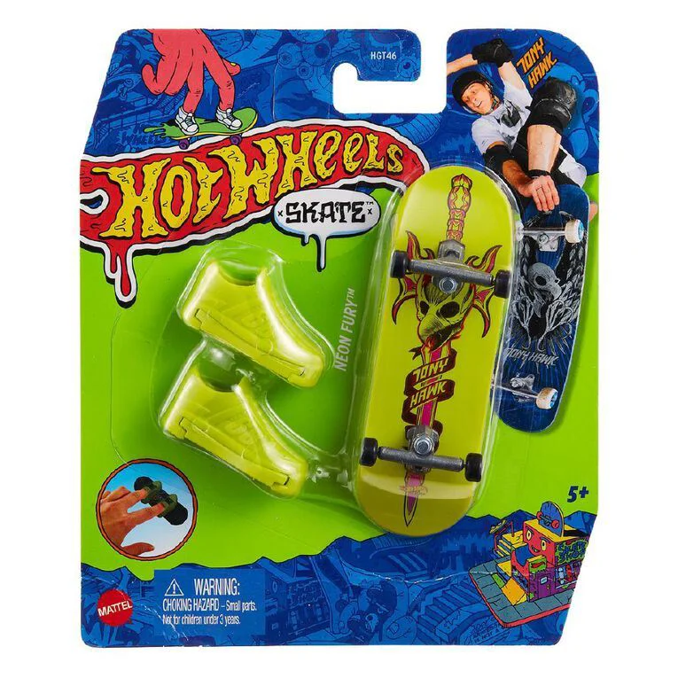 Фингерборды Hot Wheels Neon Skate Tony Hawk