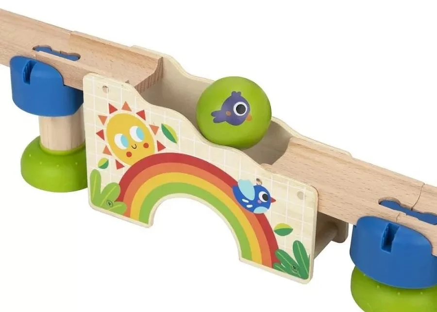 Joc din lemn Tooky Toy Turnul pentru bile foto