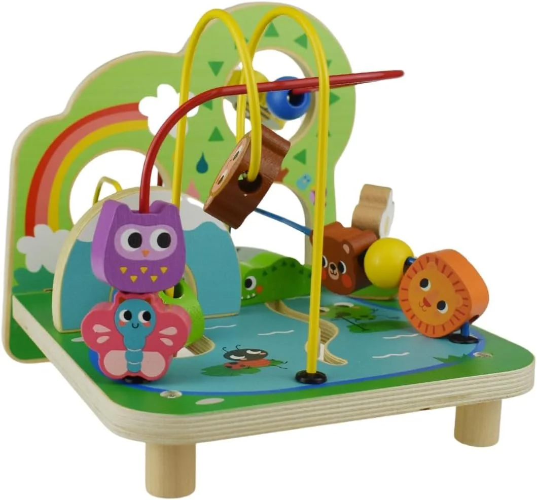 Jucarie din lemn Tooky Toy Labirint Padure foto