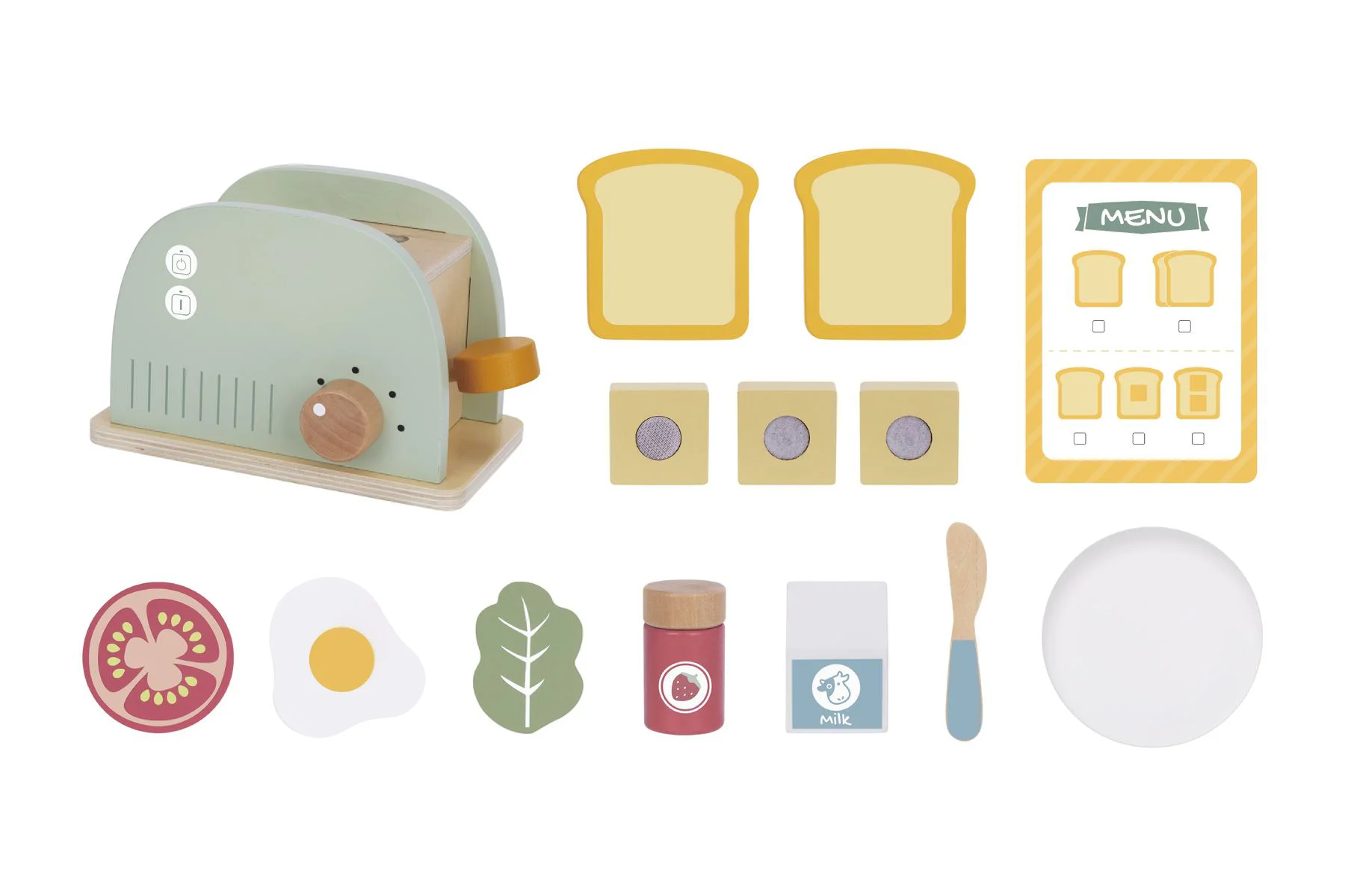 Jucarie din lemn Tooky Toy Toaster foto