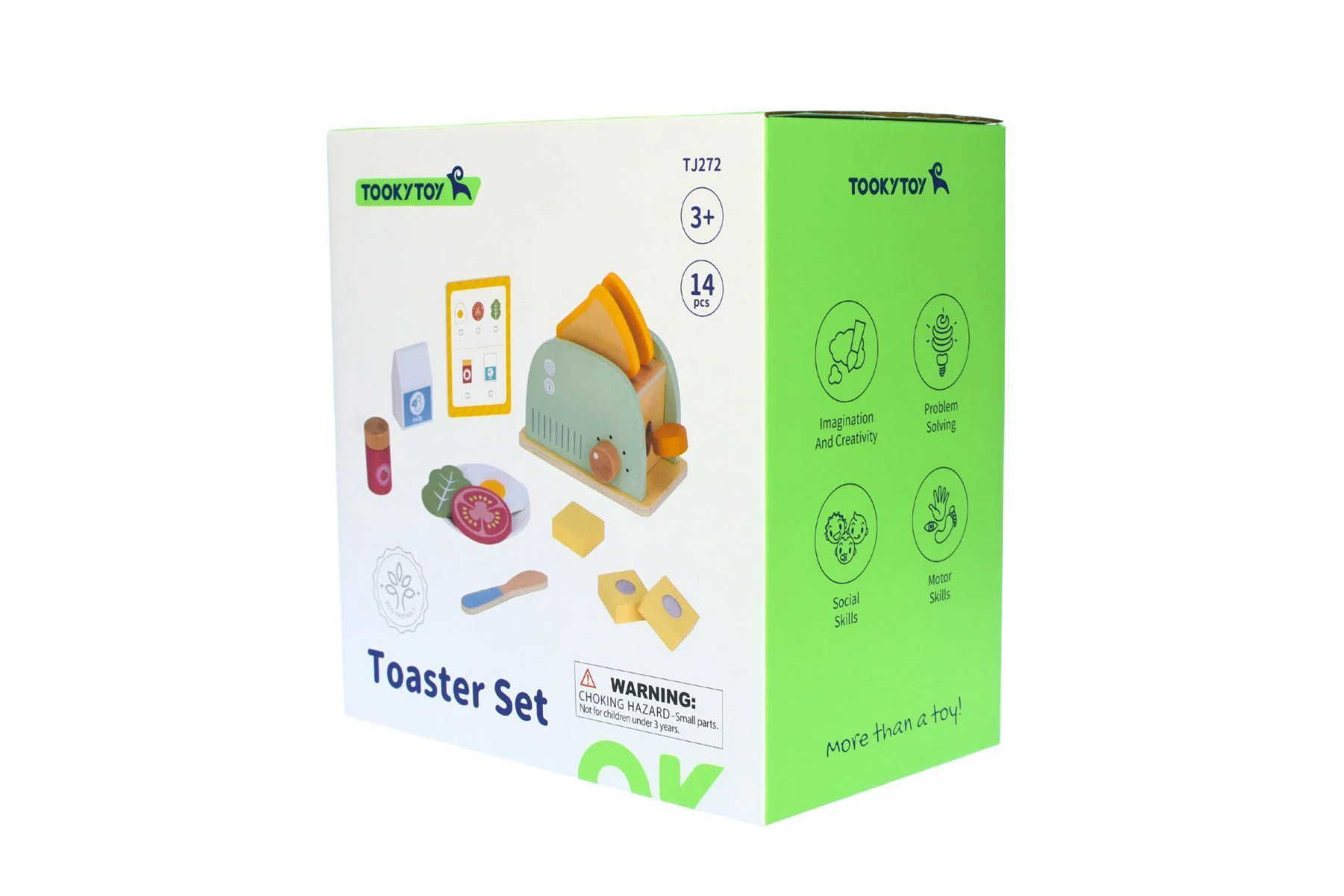 Jucarie din lemn Tooky Toy Toaster foto