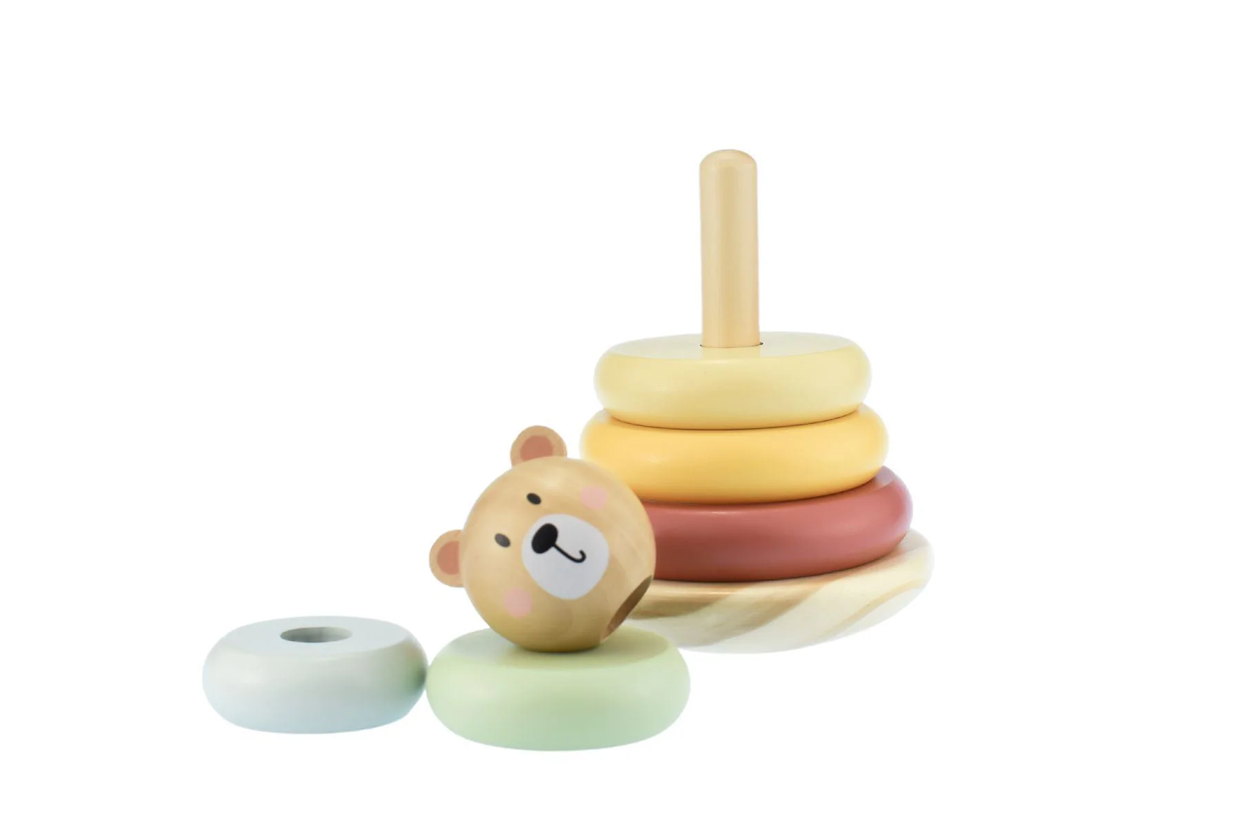 Jucarie din lemn Tooky Toy Ursuletul Teddy foto