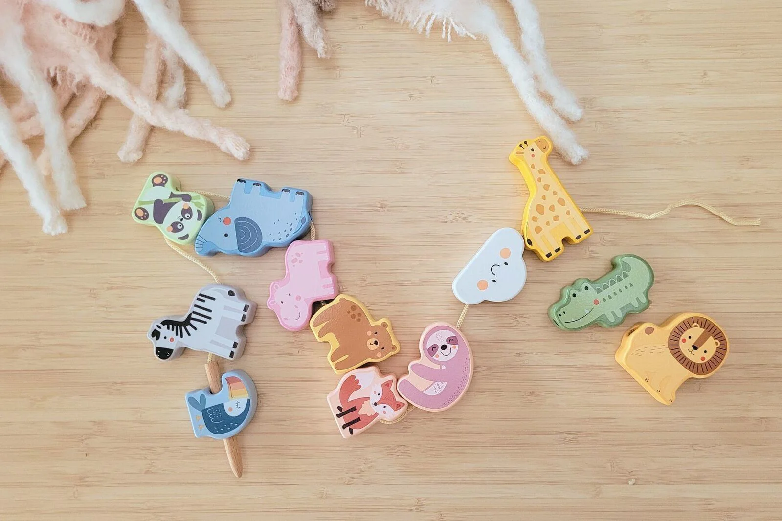 Jucarie din lemn Tooky Toy Animalele africii