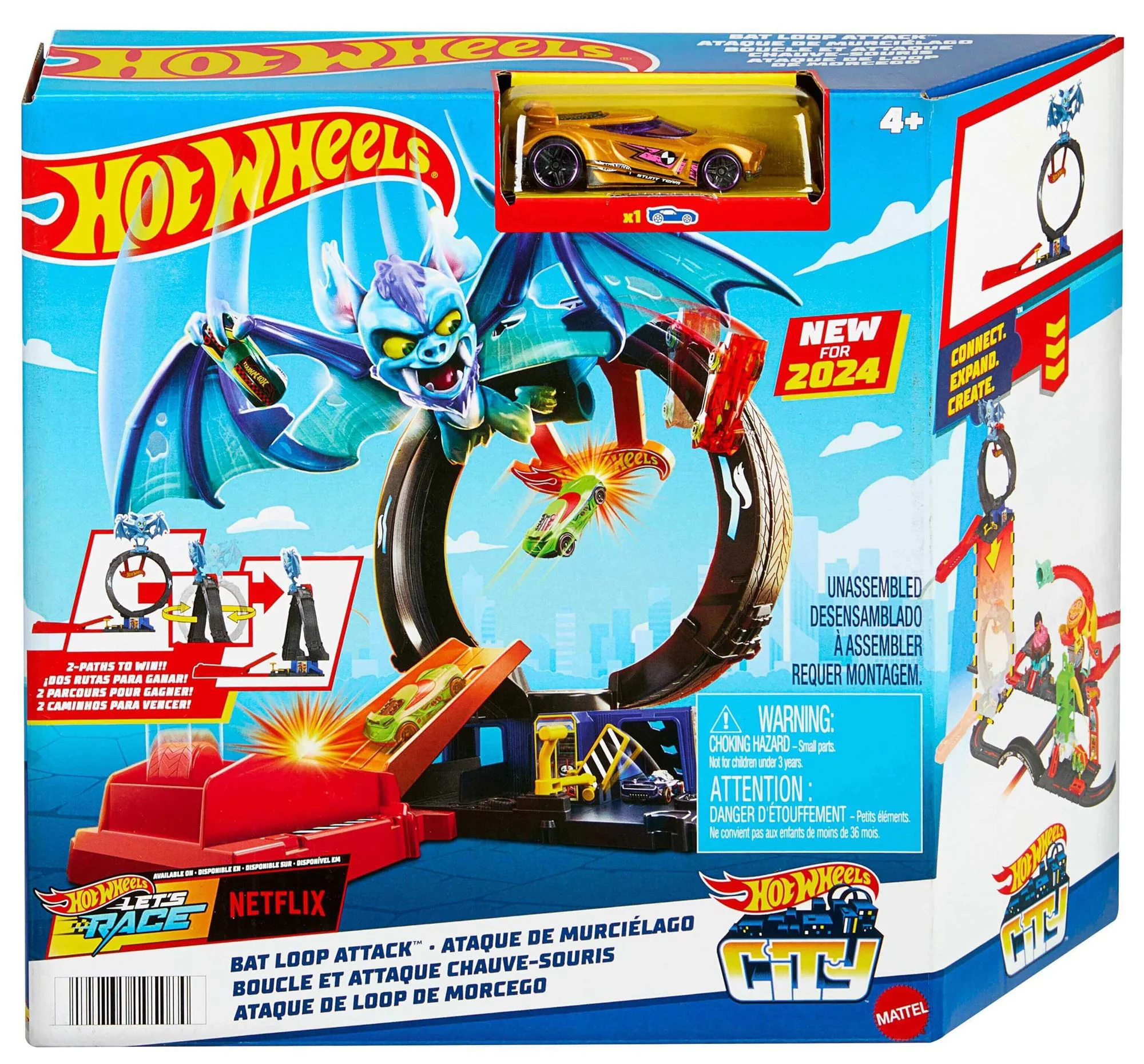 Set de joc Atacul liliacului Hot Wheels