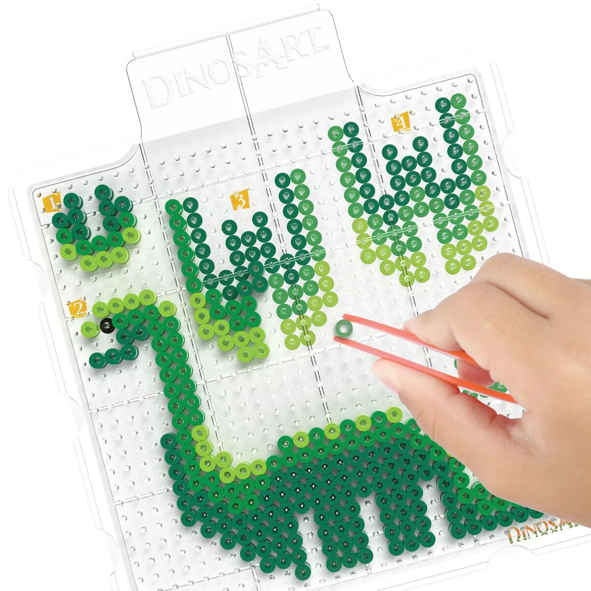 Set de creatie cu margele - DinosArt 3D