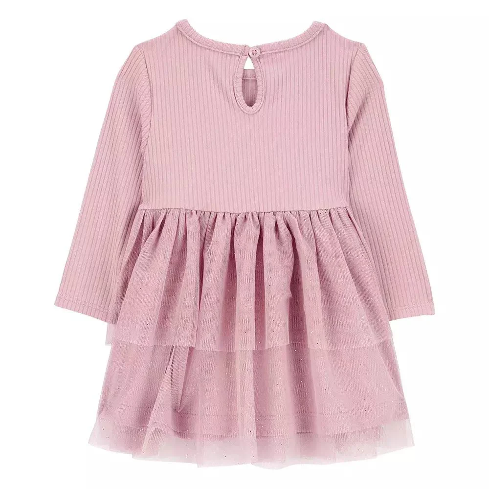 Carter's Rochita cu tulle Light Pink