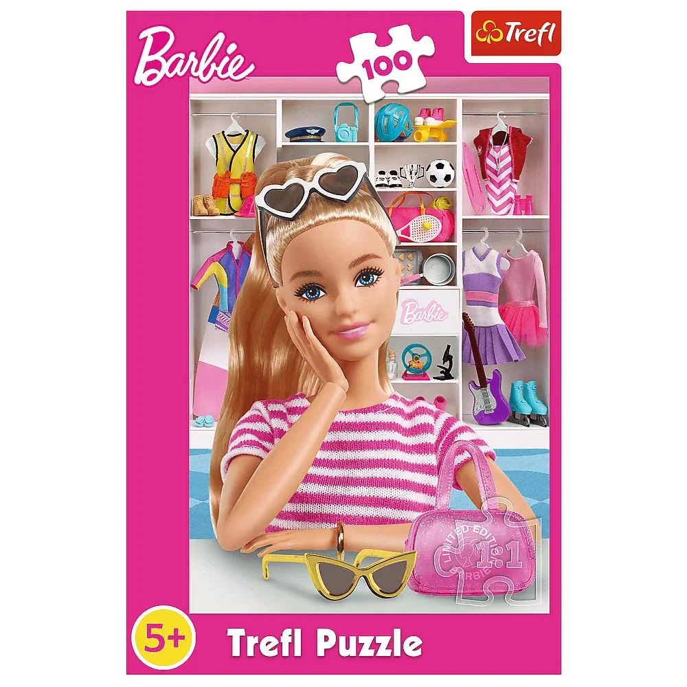 Puzzle Trefl Meet Barbie, 100 piese foto