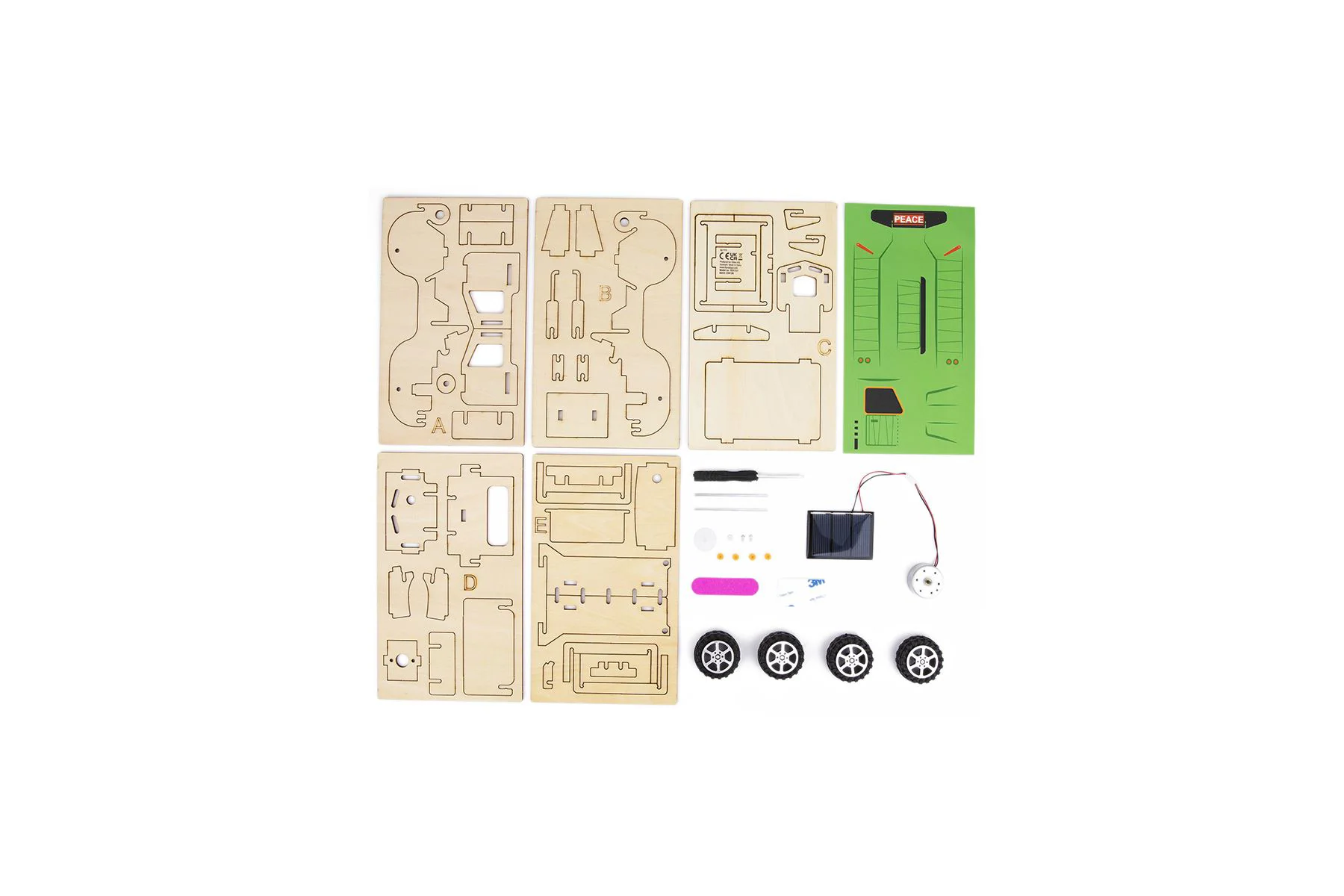 Set constructor din lemn Tooky Toy Camion, 42 el.