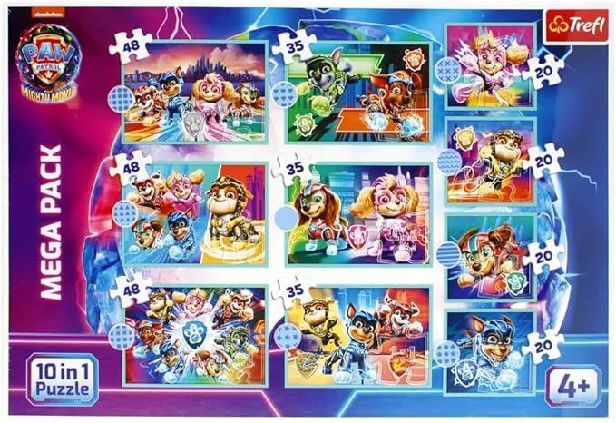 Puzzle Trefl 10 in 1 - Dogs' happy day foto