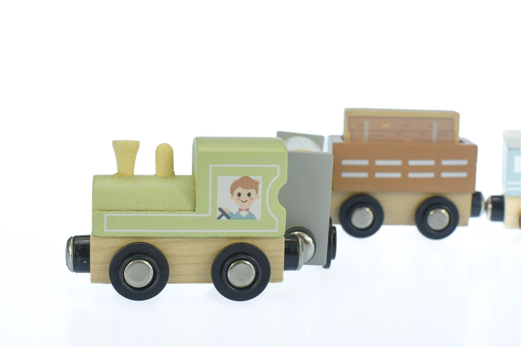Set de joaca din lemn Tooky Toy Trenuturi foto
