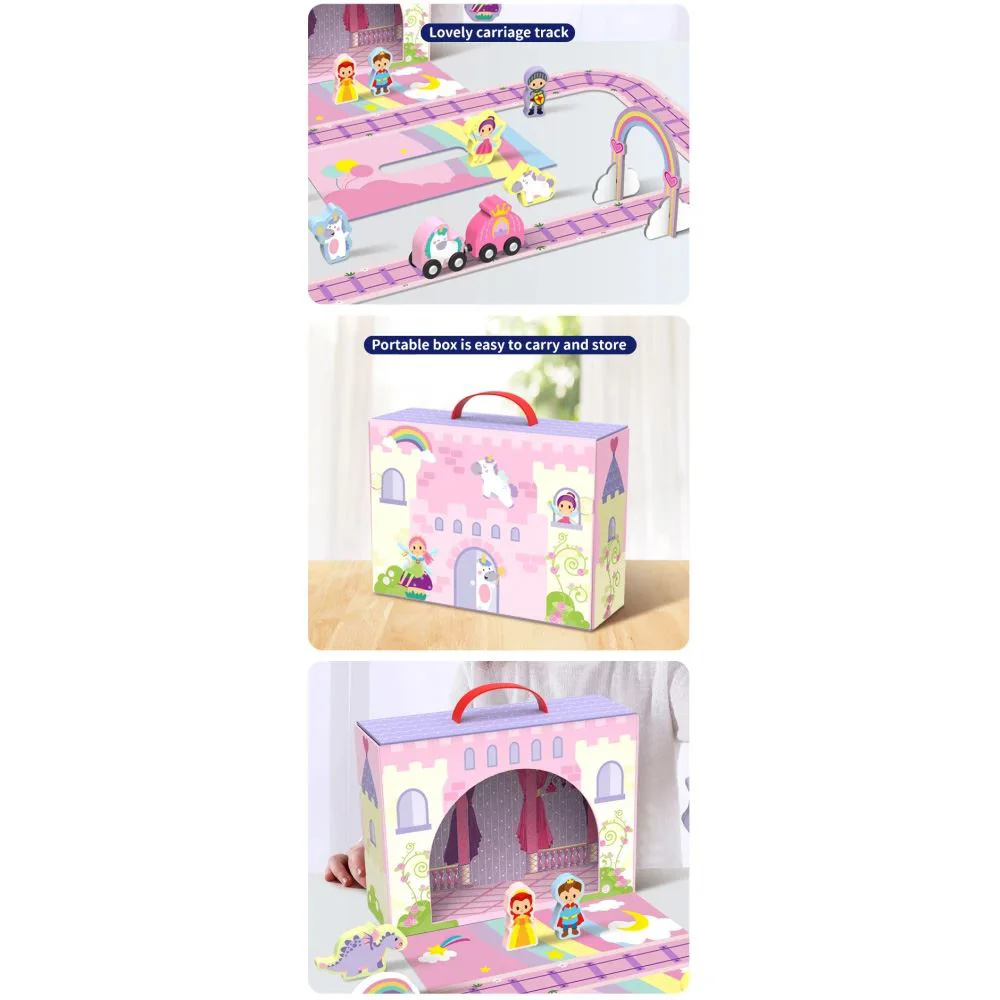 Set de joc din lemn Tooky Toy Castelul printesei foto