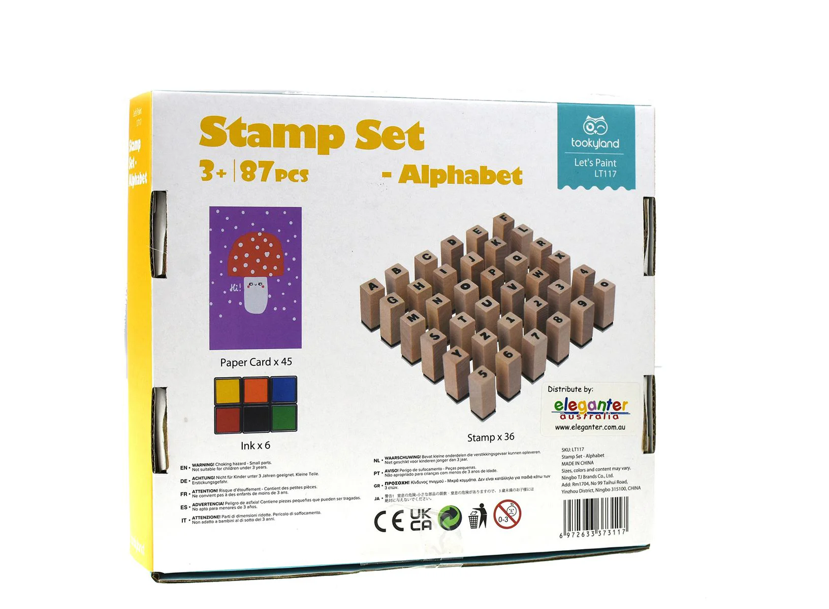 Set de creatie Tooky Toy Alfabet, 87 el.