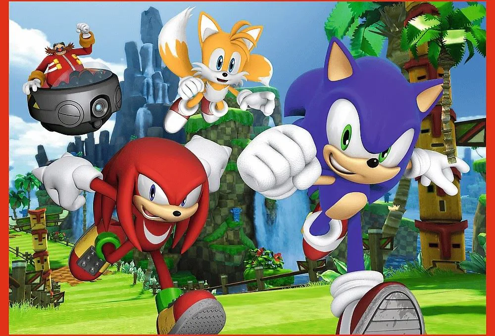 Puzzle Trefl 4 in 1 Aventurile lui Sonic foto