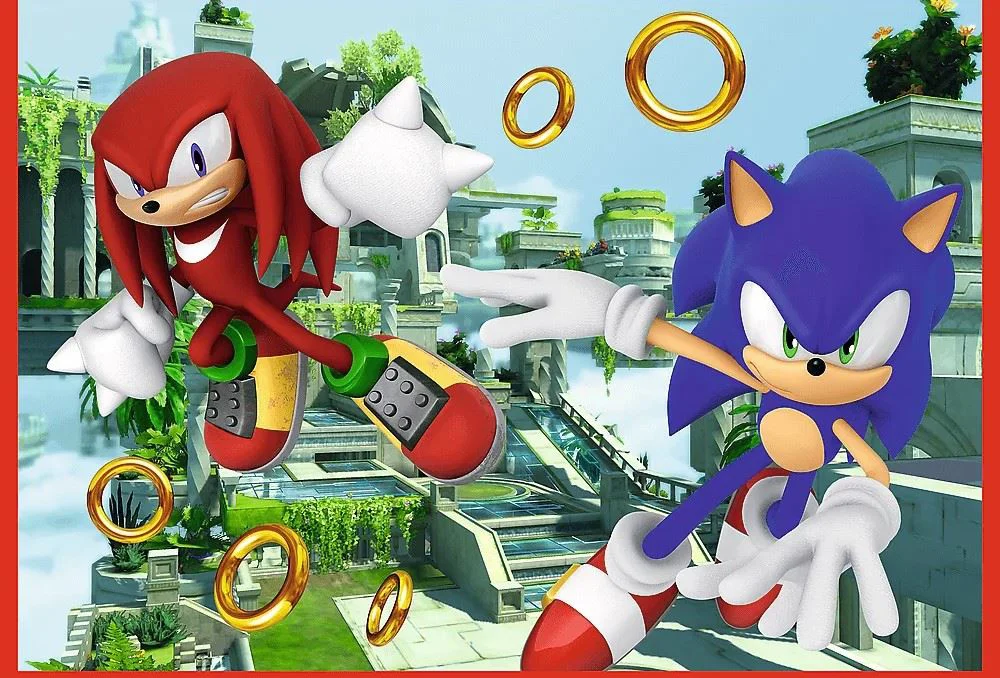 Puzzle Trefl 4 in 1 Aventurile lui Sonic foto