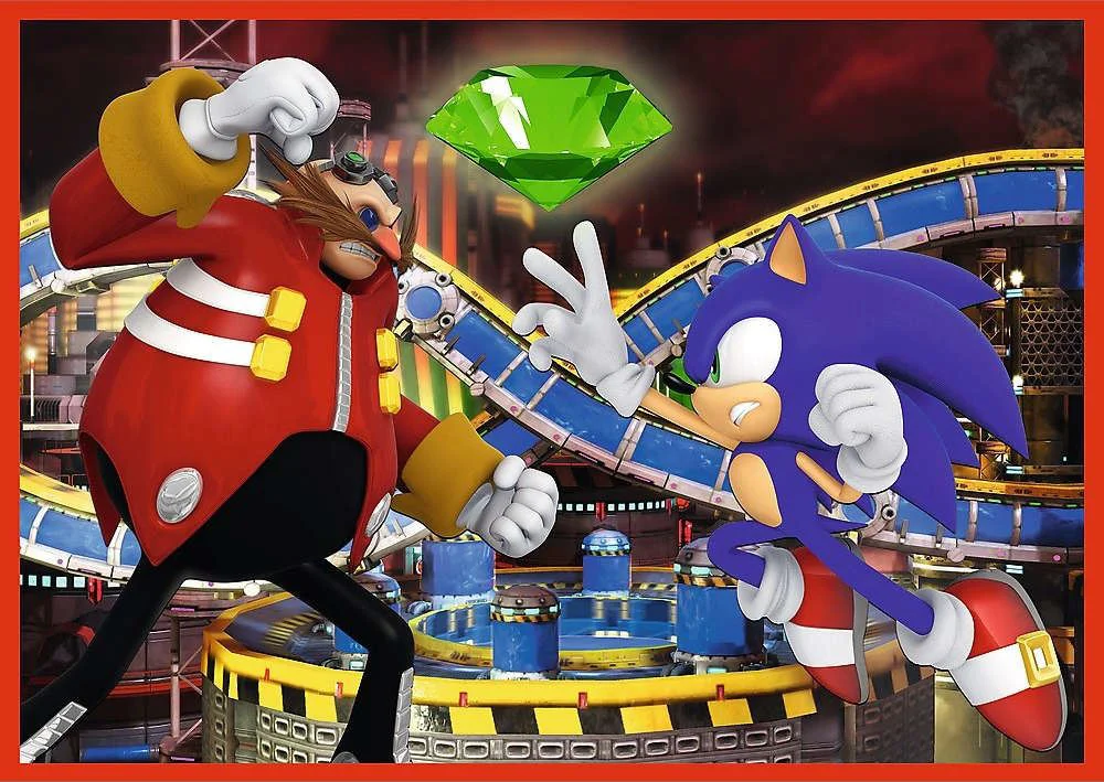 Puzzle Trefl 4 in 1 Aventurile lui Sonic foto