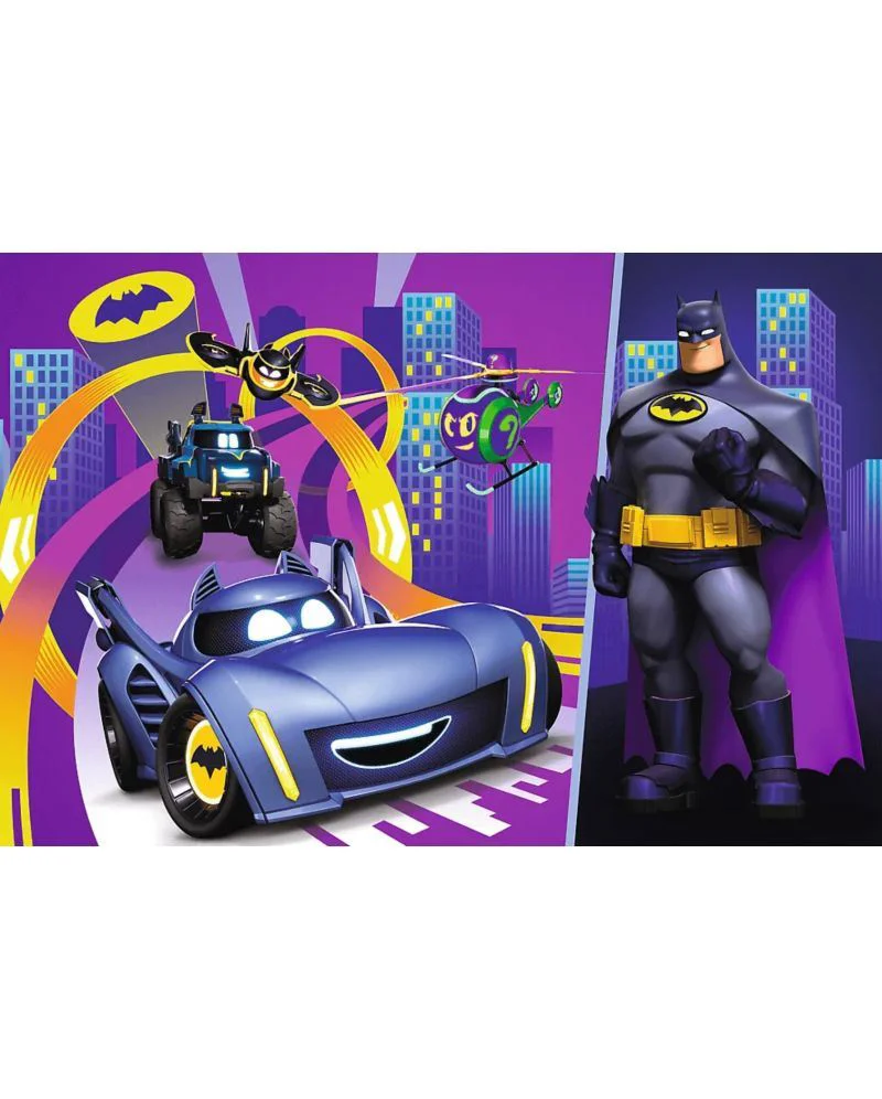 Puzzle Trefl Batman și vehiculele sale, 60 piese foto