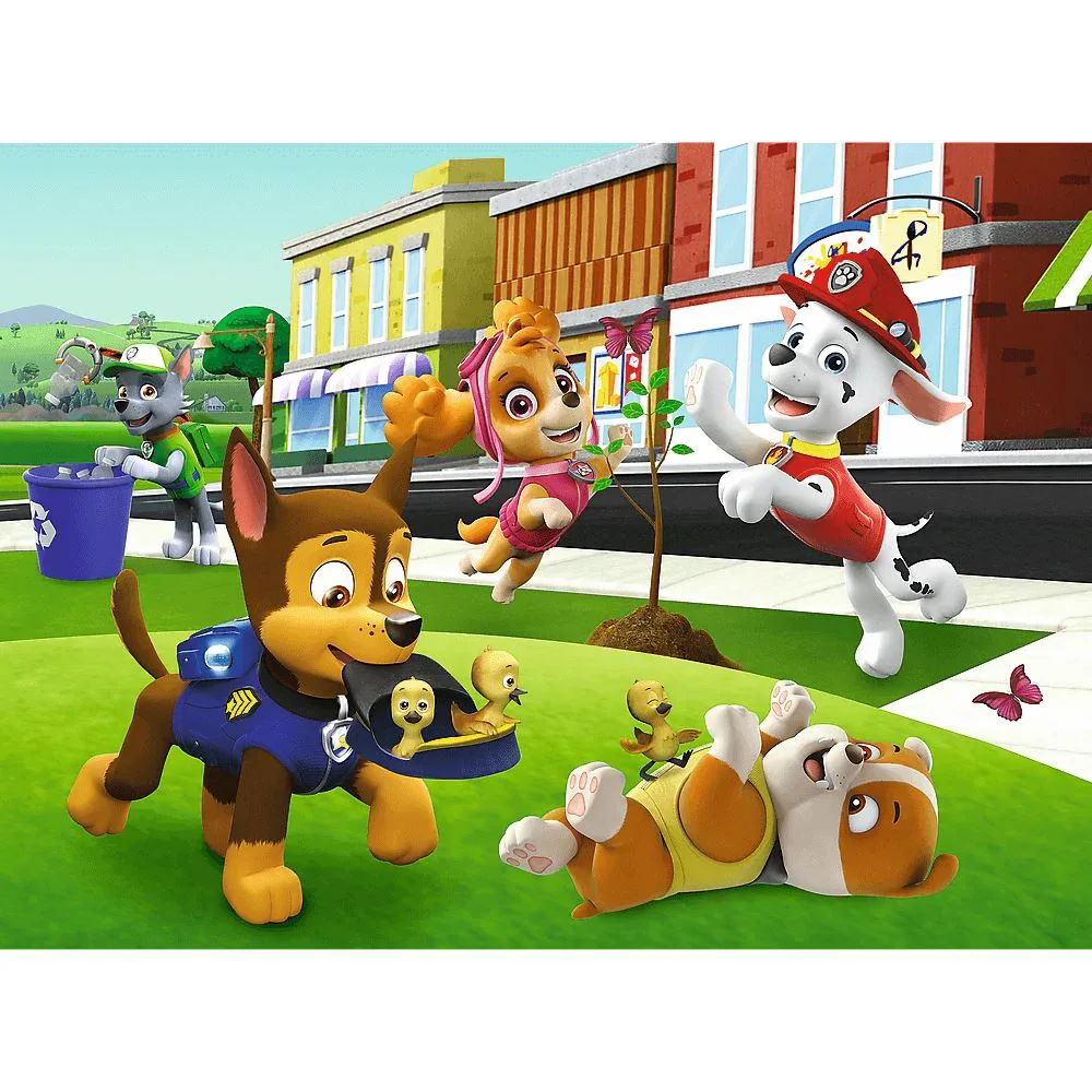Puzzle Trefl Dogs in action, 30 piese