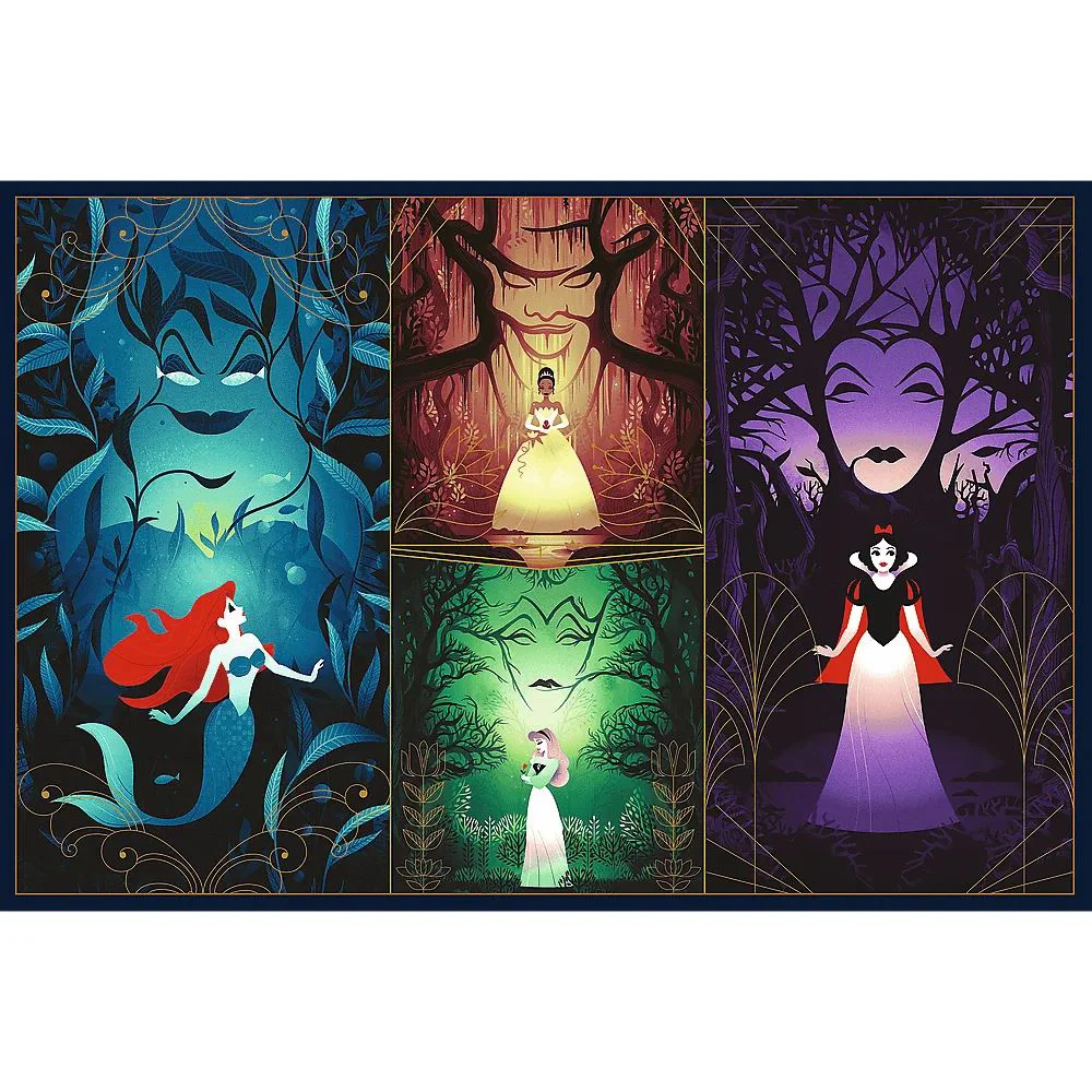 Puzzle Trefl Enchanting princesses, 2x200 piese foto